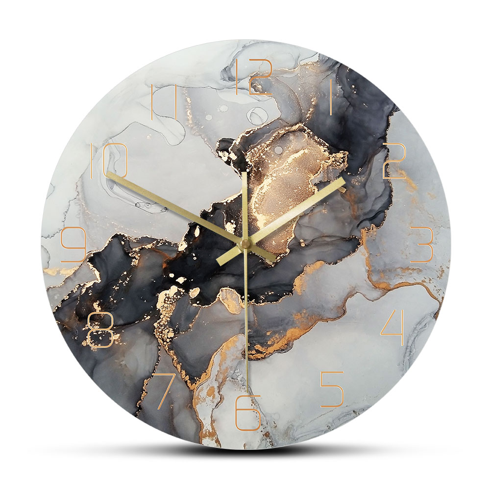 Resin Art Wall Clock - Orologio da parete stampato con inchiostro