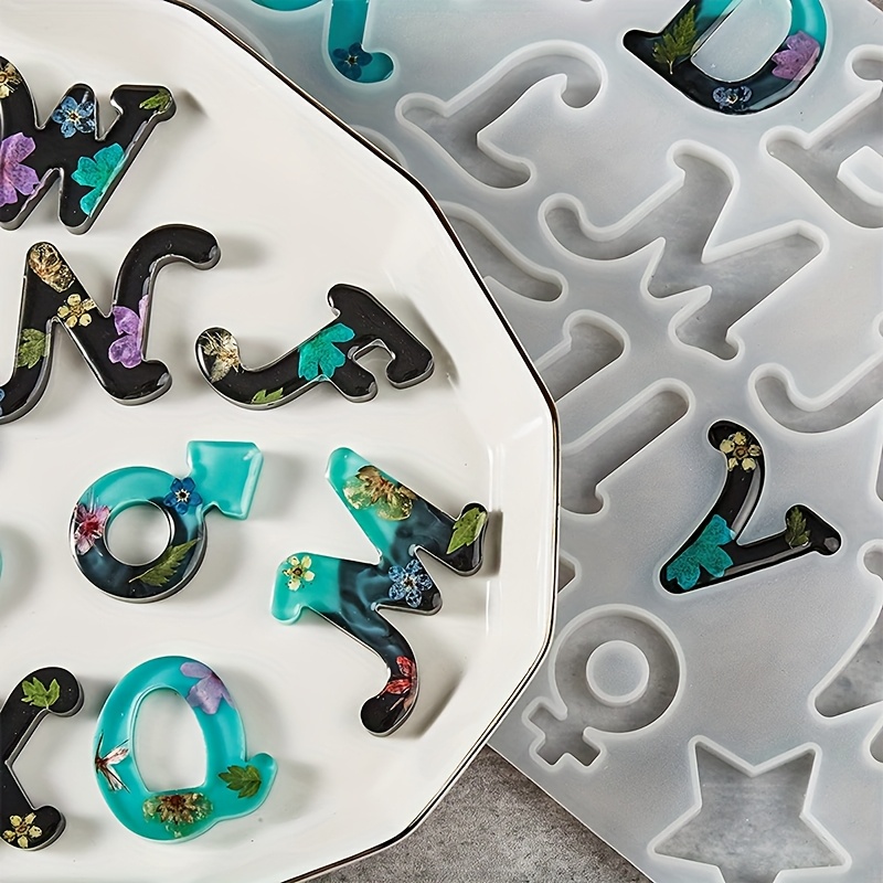 Resin Art Letters - Stampo in resina per colata a