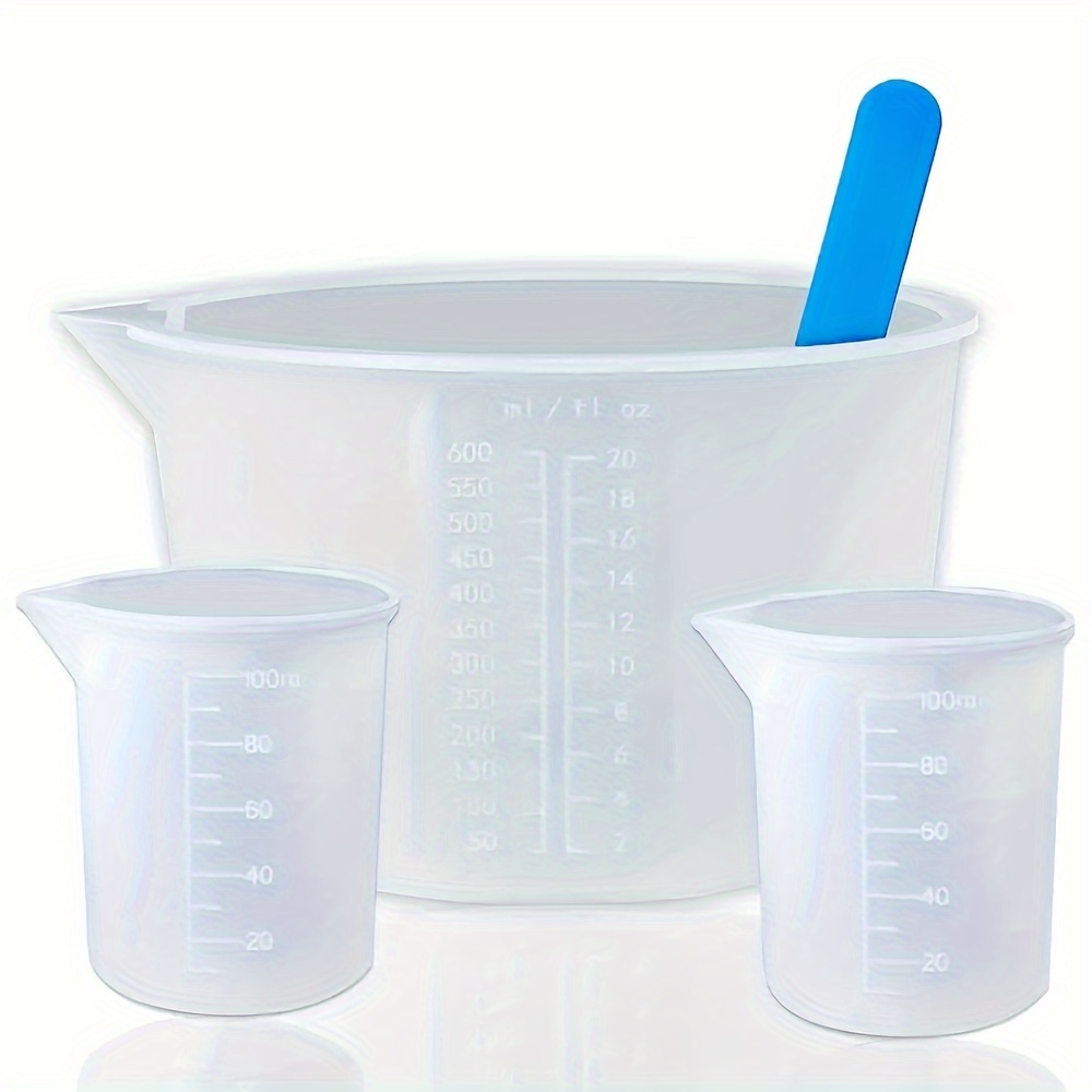 Resin Mixing Cup - Tazze dosatrici in silicone, accessori per
