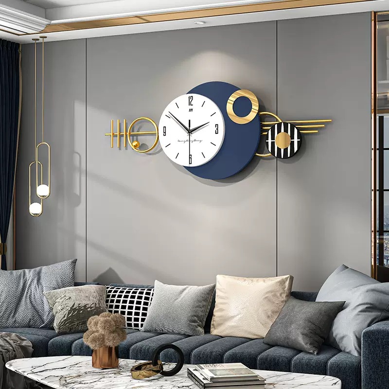 Resin Art Wall Clock - Orologio da parete di lusso nordico