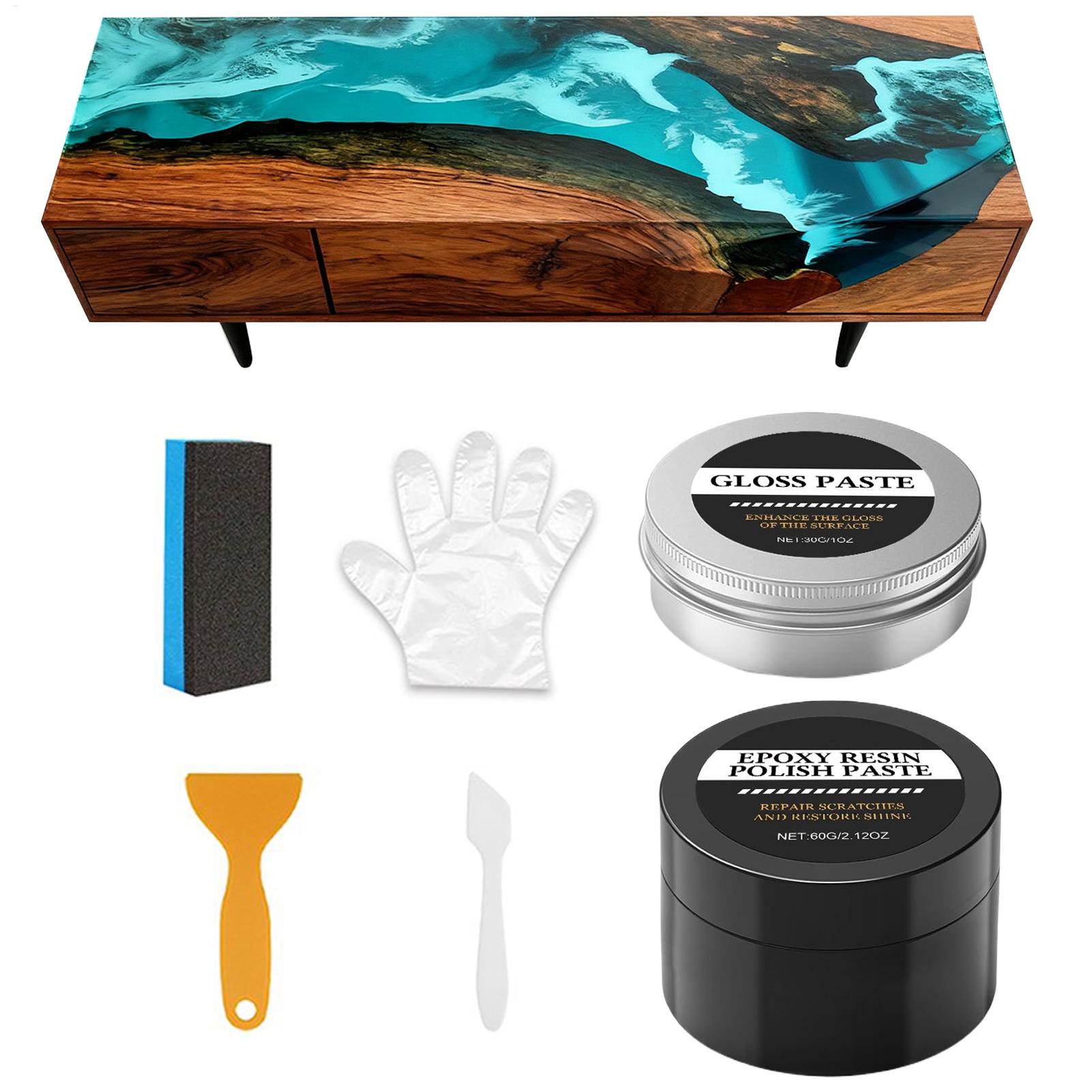Resin Art Kit For Beginners - Kit per lucidatura epossidica Crema per