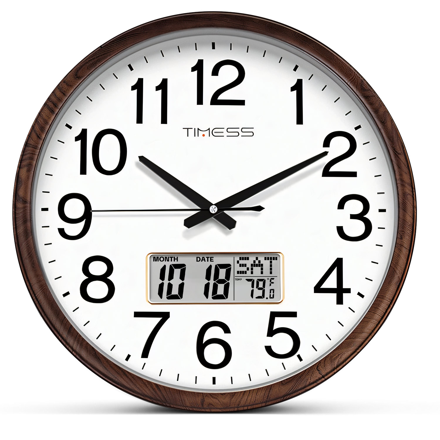 Resin Art Wall Clock - TIMESS Orologio da Parete in Legno
