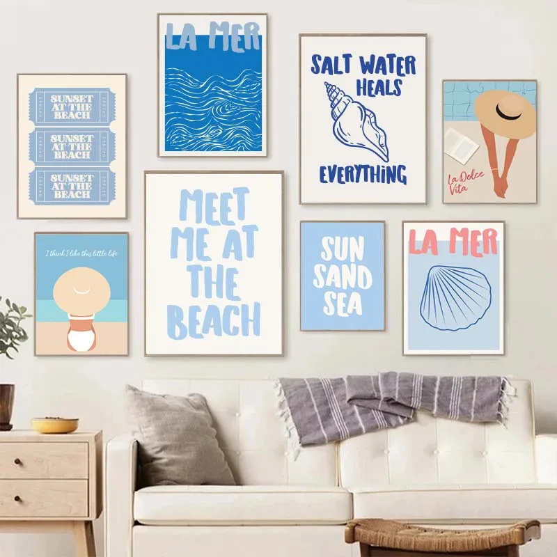 Resin Art Quote - Le Conchiglie Mi Incontrano in Spiaggia
