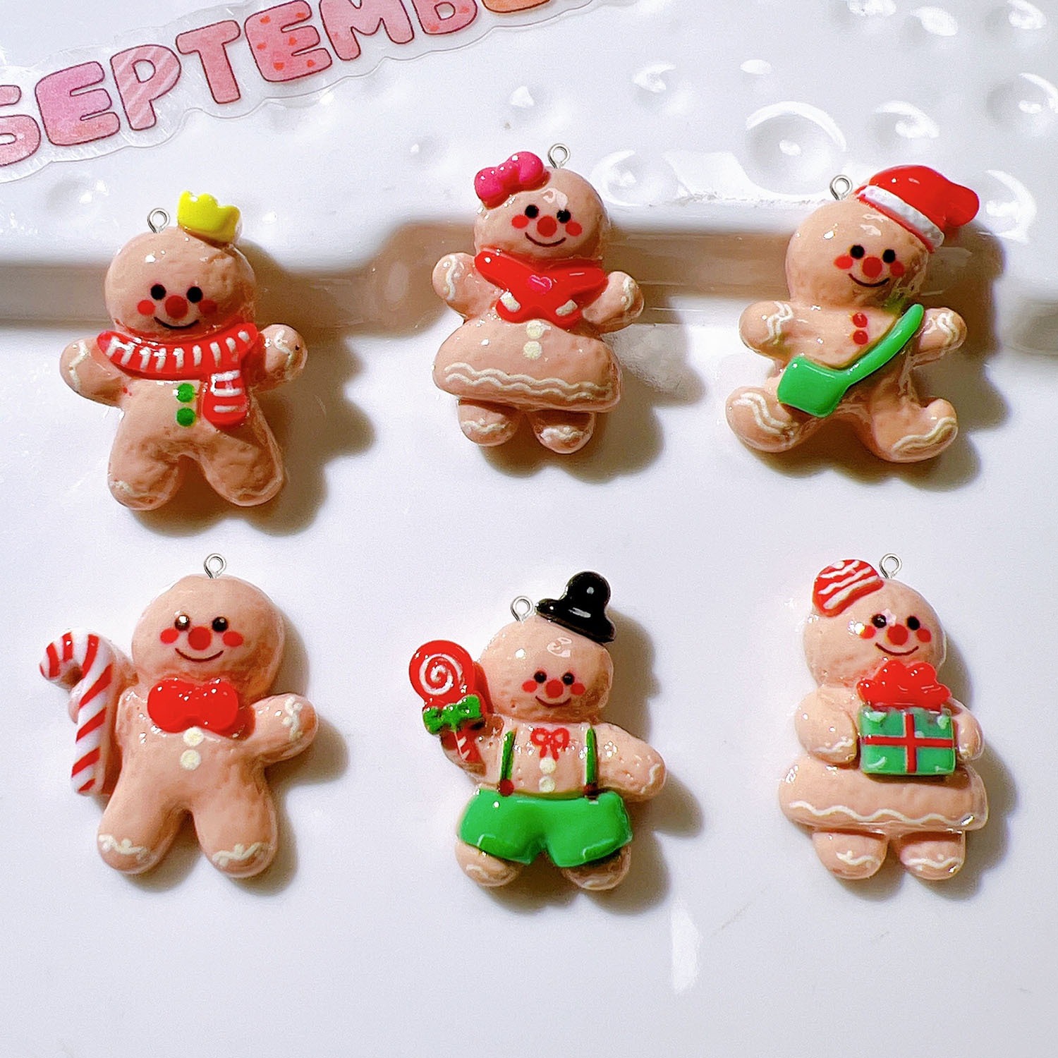 Resin Art Earrings Material - 10 pezzi carino ciondolo con ciondolo