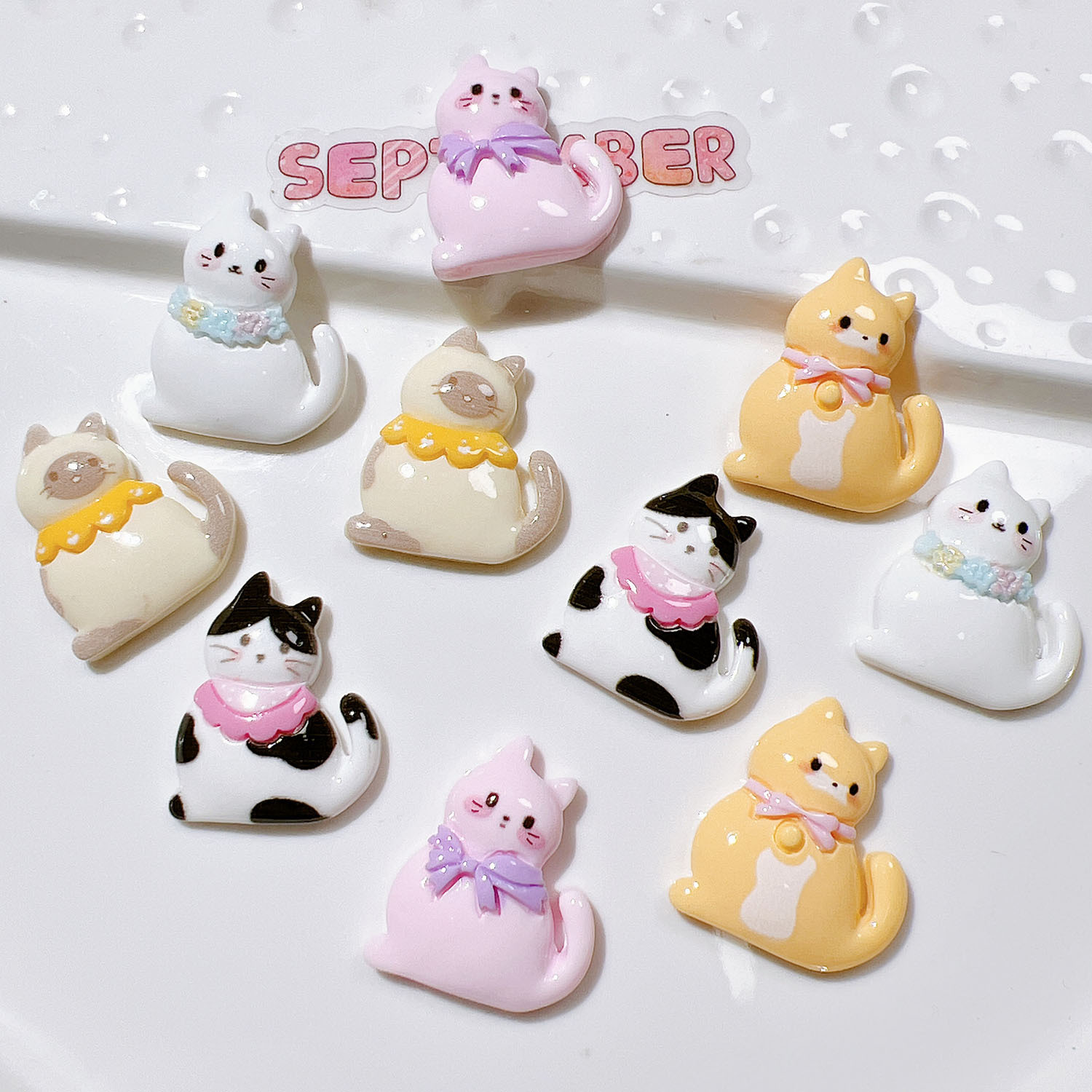 10/20 Pz Carino Bowknot Gatto  - Resin Art Earrings Material recensione e prezzo