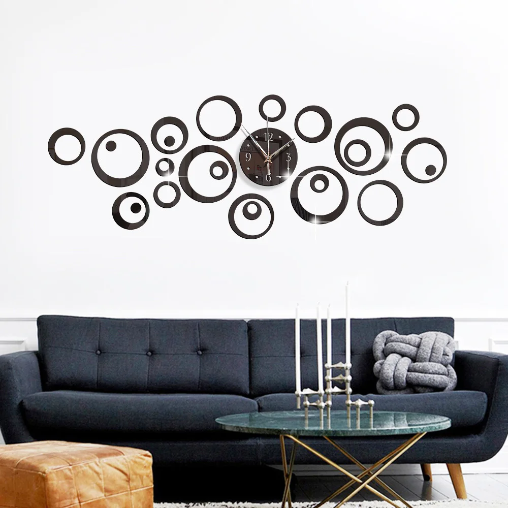 Specchio acrilico stereo 3D Or - Resin Art Wall Clock recensione e prezzo
