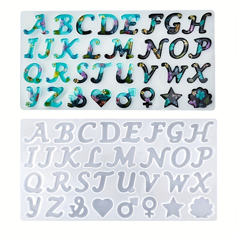Stampo in resina per colata a  - Resin Art Letters recensione e prezzo