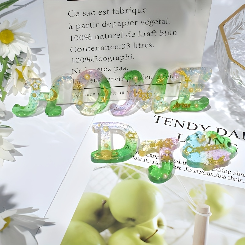Stampo in resina per colata a  - Resin Art Letters recensione e prezzo