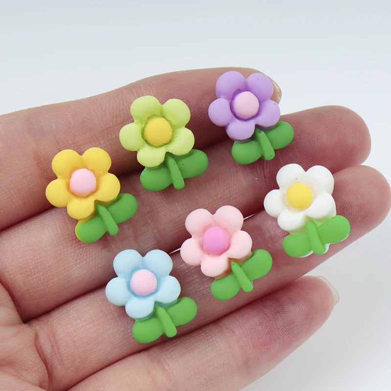 20/100 pezzi mini fiori fai da - Resin Art Earrings Material recensione e prezzo