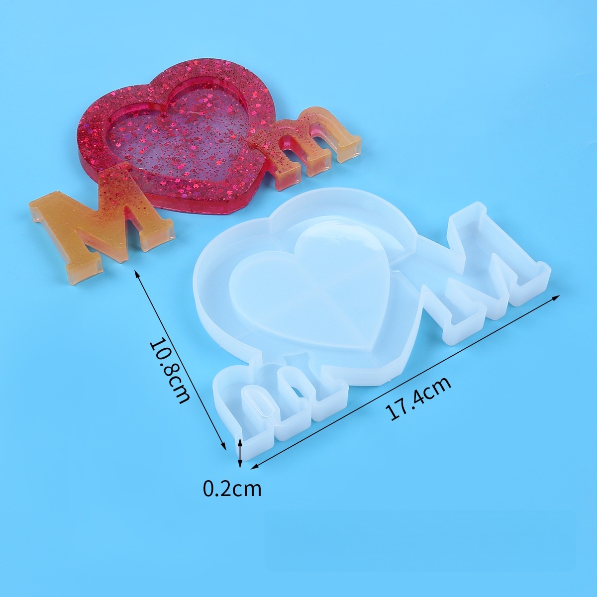 Stampo in Silicone per Resina  - Resin Art Letters recensione e prezzo