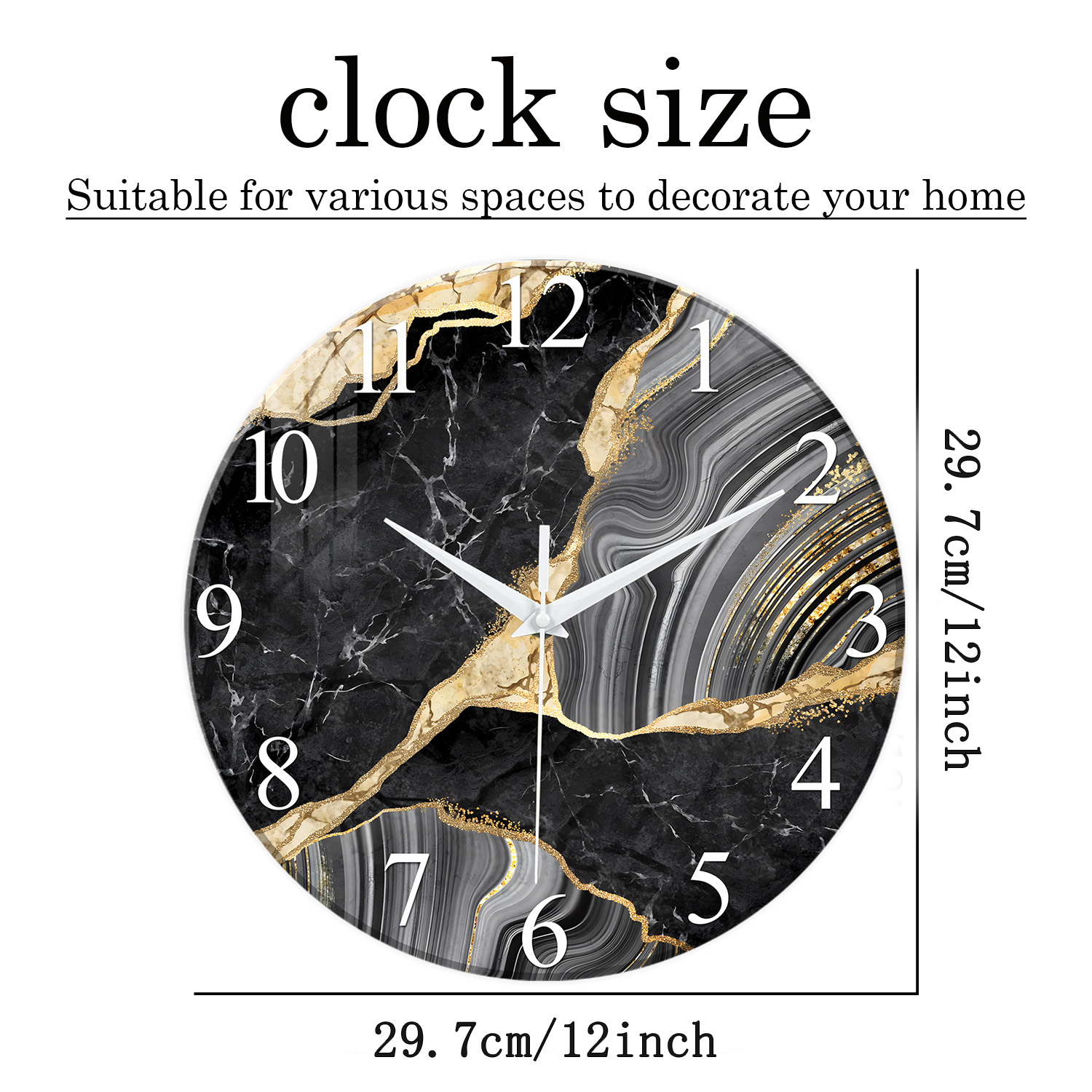 1 pezzo Orologio da Parete Mod - Resin Art Wall Clock recensione e prezzo