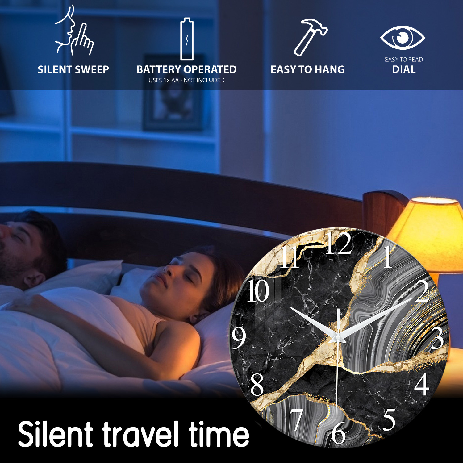 1 pezzo Orologio da Parete Mod - Resin Art Wall Clock recensione e prezzo