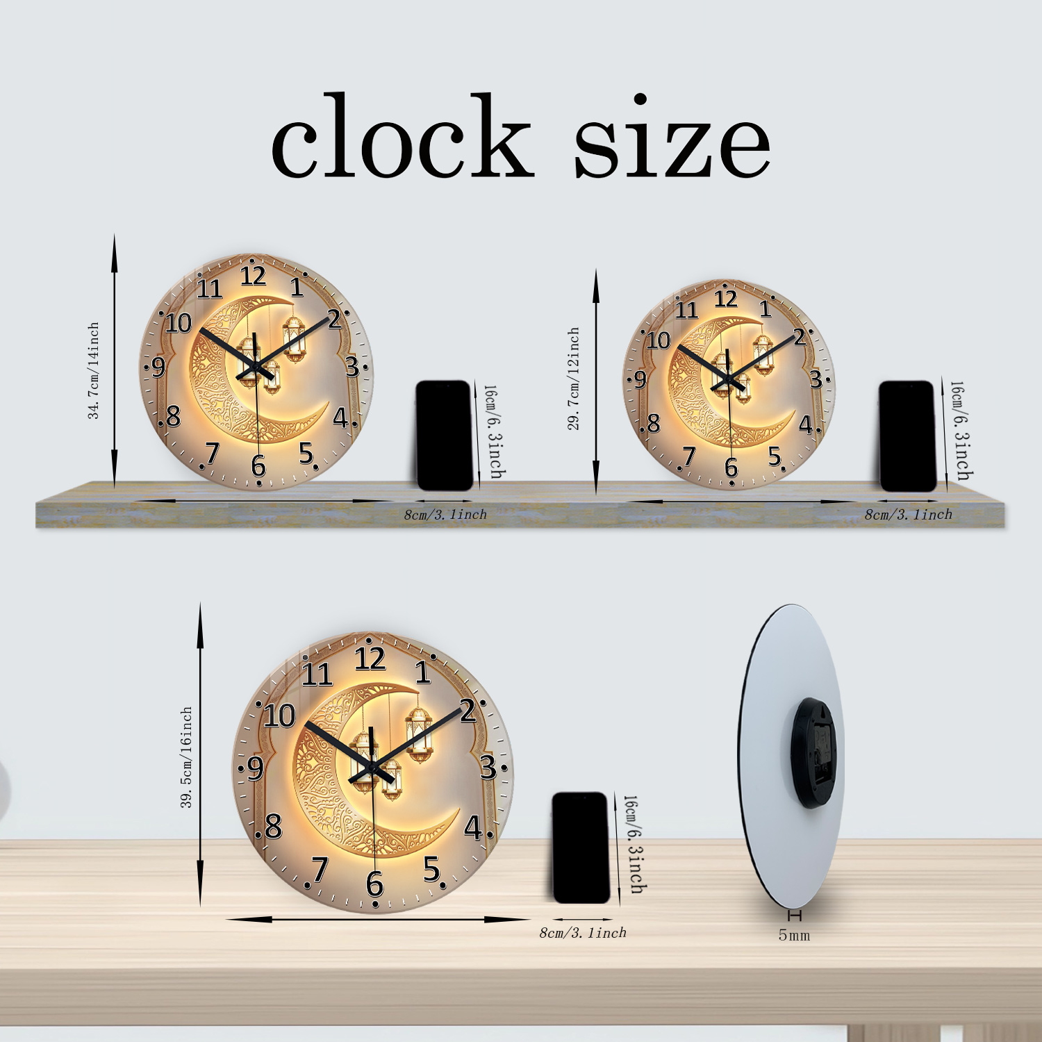 Un moderno accessibile lusso l - Resin Art Wall Clock recensione e prezzo