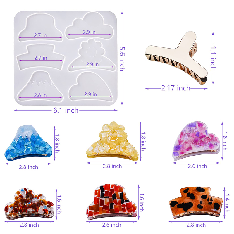 Fermagli per artigli per capel - Resin Art Letters recensione e prezzo