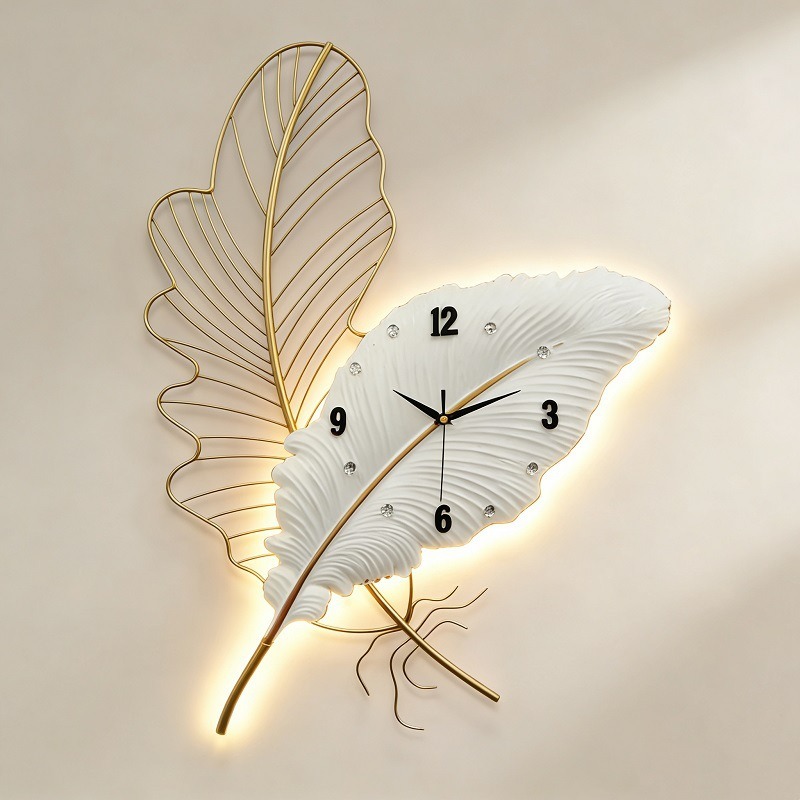 Orologio da Parete con Piume,  - Resin Art Wall Clock recensione e prezzo