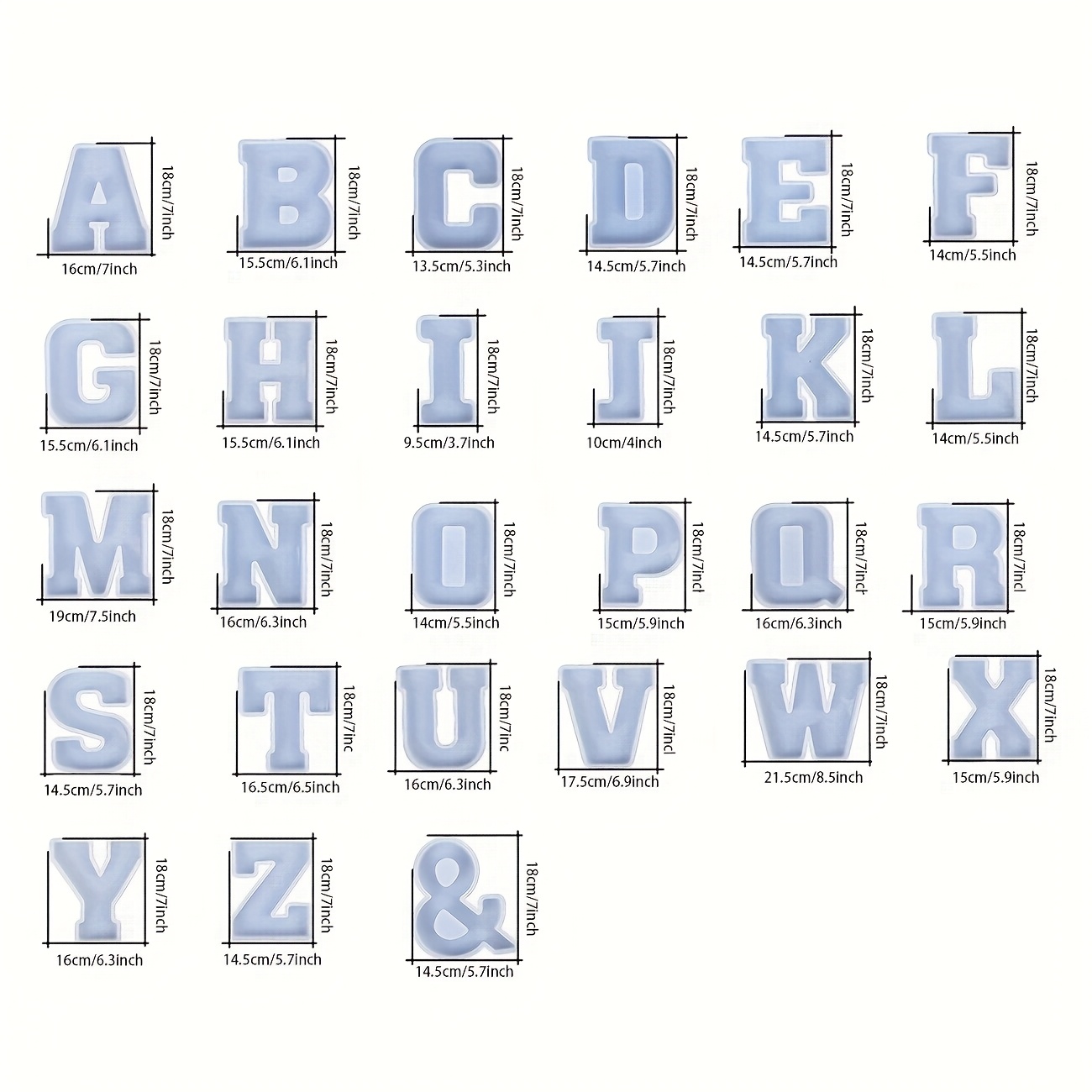 Stampo in resina per lettere g - Resin Art Letters recensione e prezzo