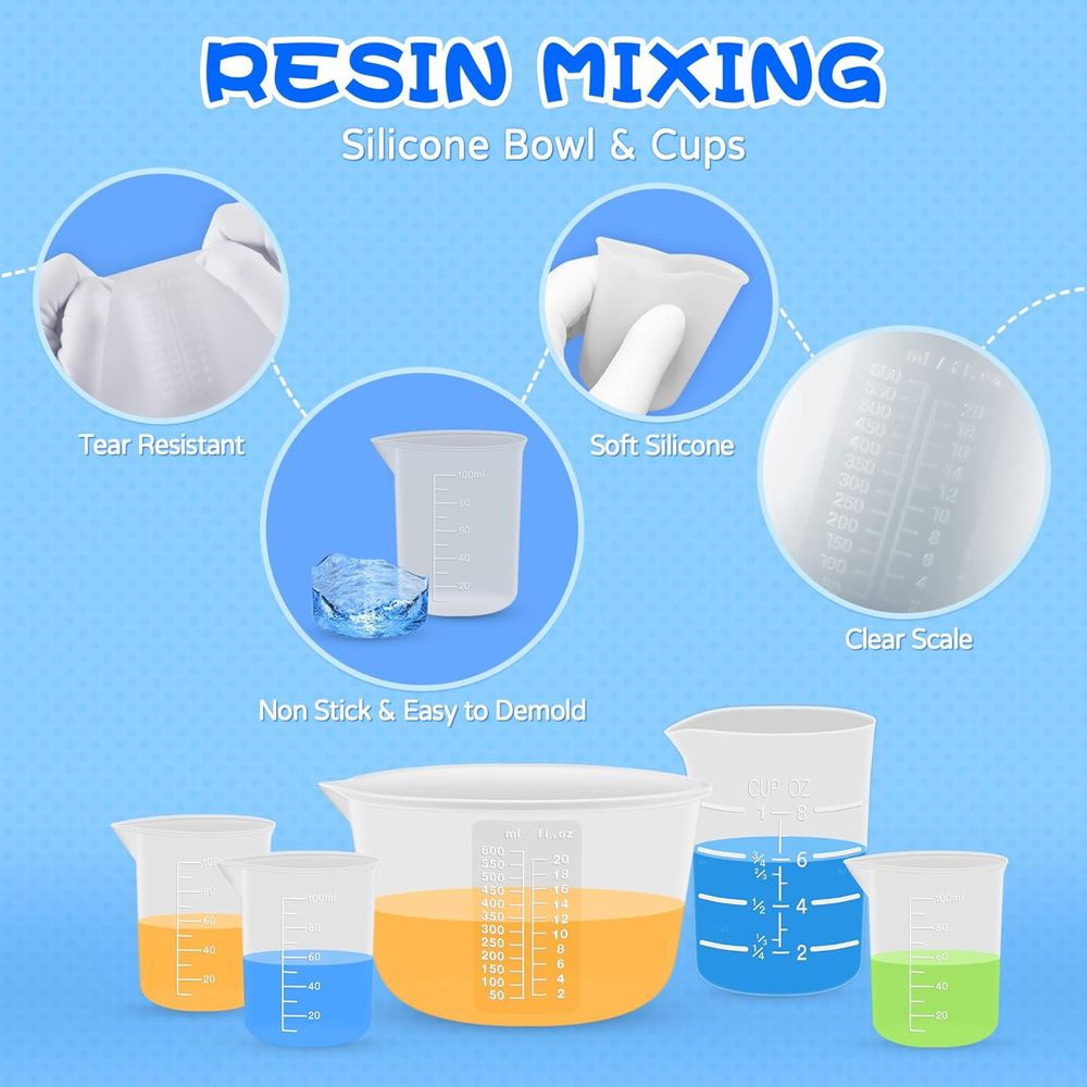 Tazze dosatrici in silicone pe - Resin Mixing Cup recensione e prezzo