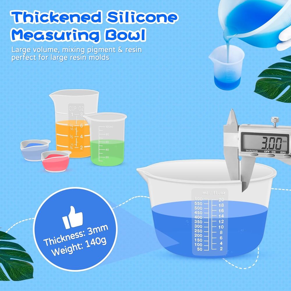 Tazze dosatrici in silicone pe - Resin Mixing Cup recensione e prezzo
